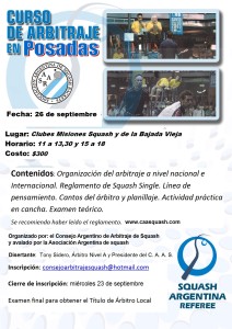 Afiche-cursoArbitraje-Posada Septiembre2015