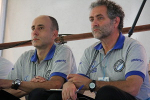 Marker y árbitro final masculina por equipos