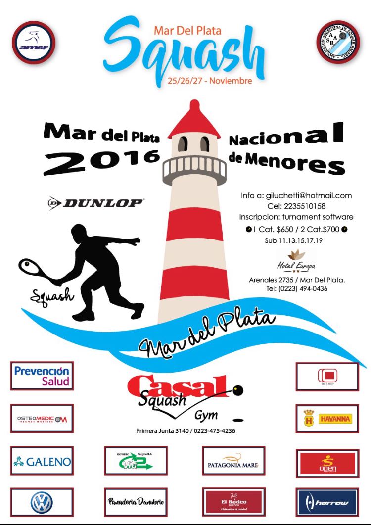 El Circuito Nacional de Menores culminará en Mar del Plata