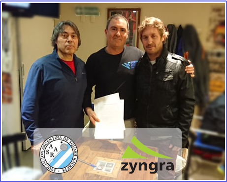 Convenio entre la AASR y Zyngra: Sponsor Nacional