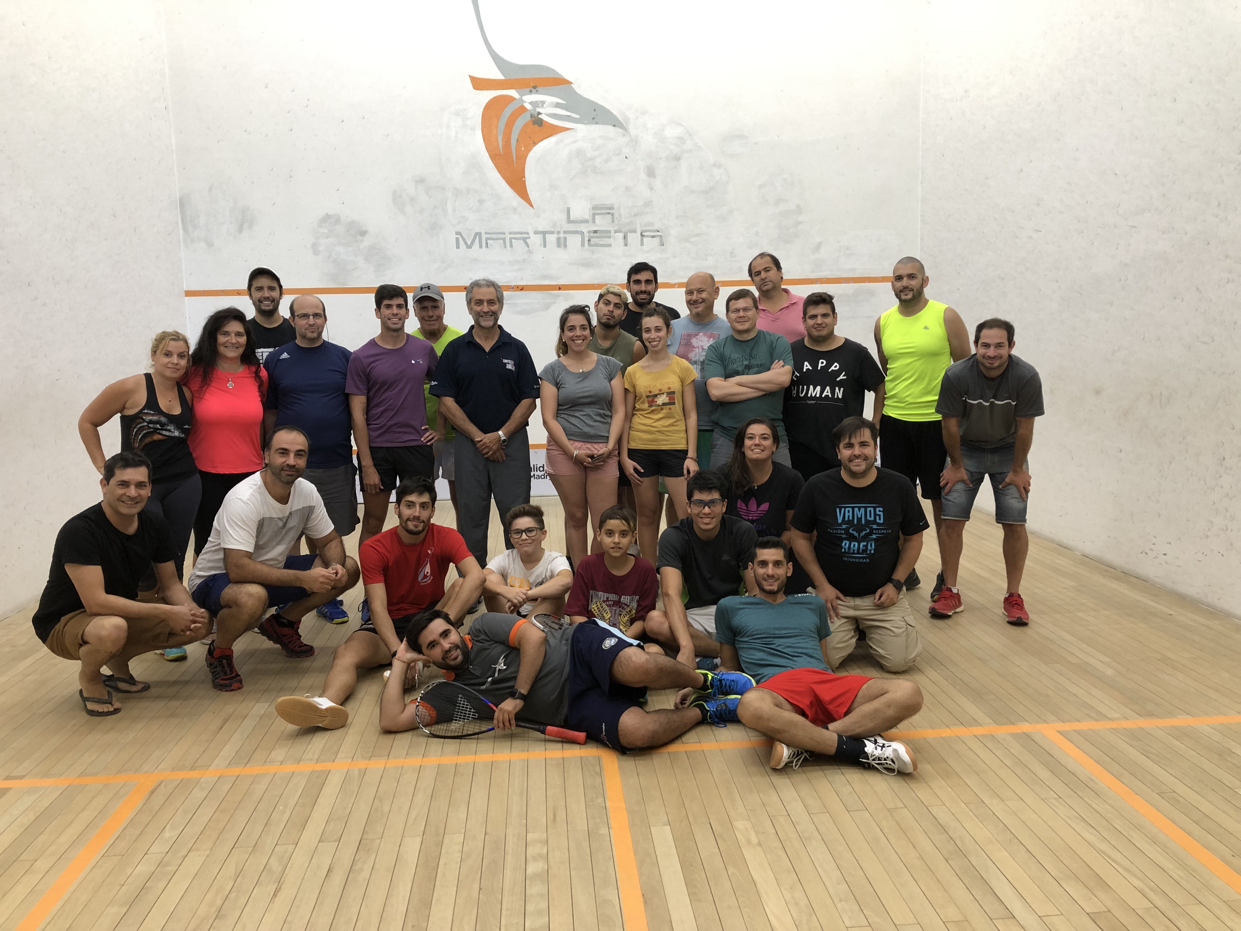 FINALIZO EL CURSO DE ARBITRAJE DE SQUASH EN LA MARTINETA