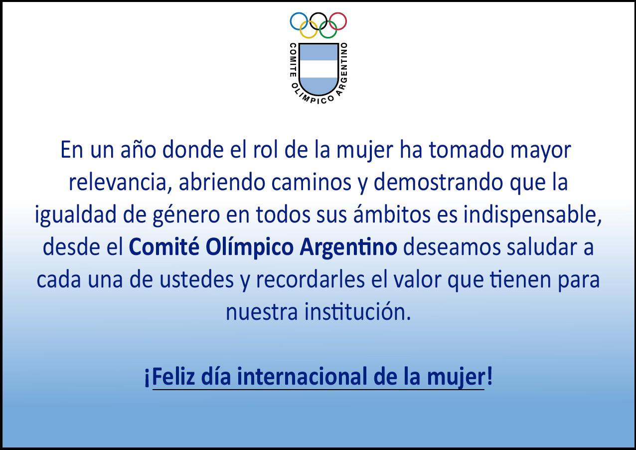 Saludamos a la mujeres en su día