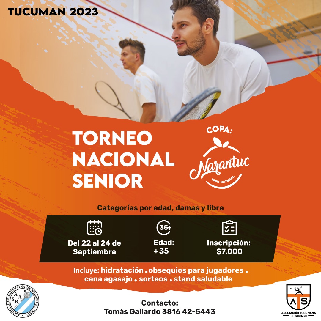 Torneo Nacional Senior en Tucumán