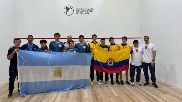 Argentina se consagra campeona sudamericana de squash masculino